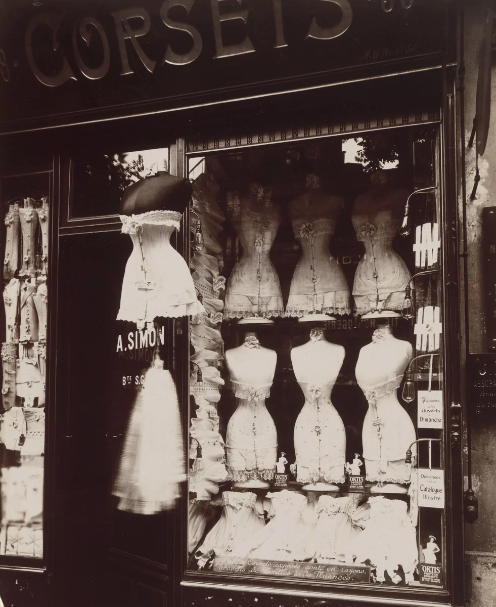 Boulevard de Strasbourg by Eugène Atget, photograph, 1912