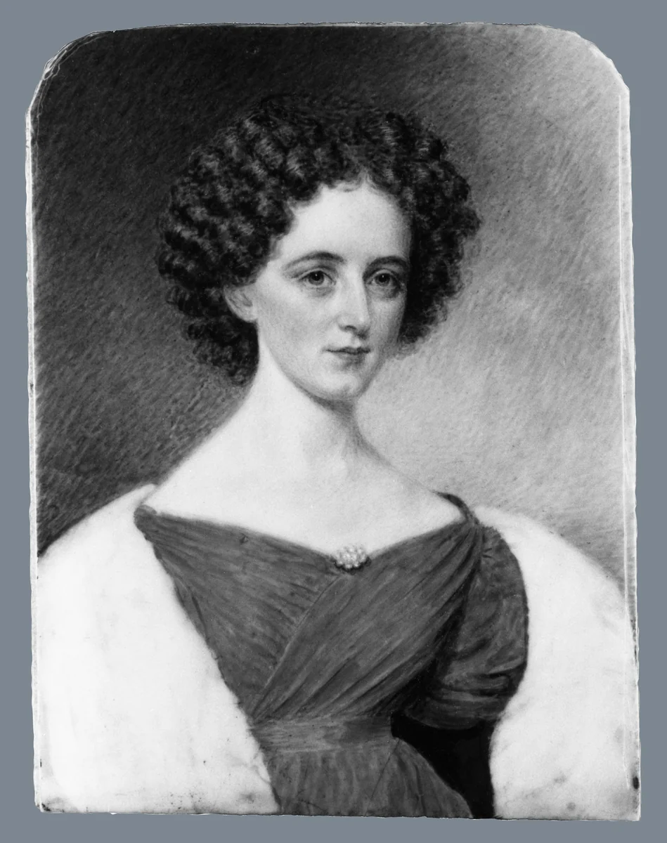 Portrait of a Lady by Sarah Goodridge, artwork, 1830