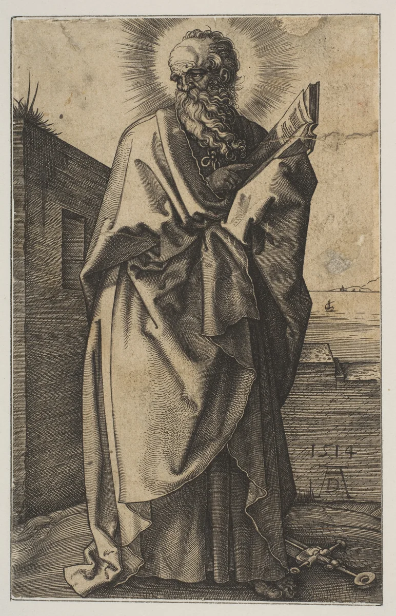Saint Paul (copy) by Jan Wierix, print, 1565-1615