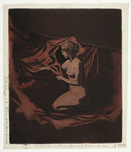 Embers Glow by Theodore Roussel, print, 1890-1897