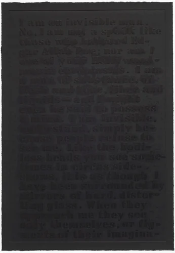 Untitled: Four Etchings [C] by Glenn Ligon, print, 1992