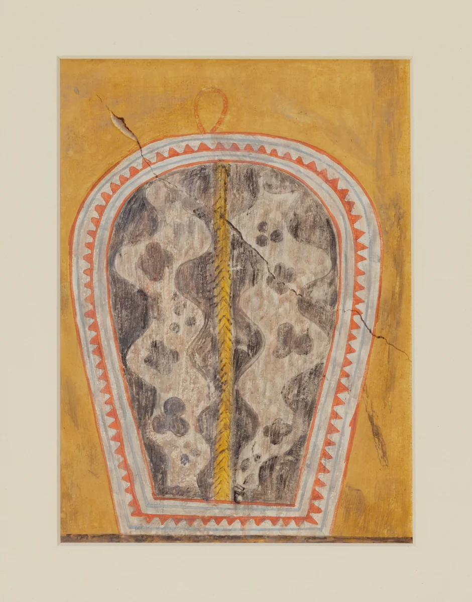 New Year Gift: Shield by Norman de Garis Davies, artwork, -1427--1400