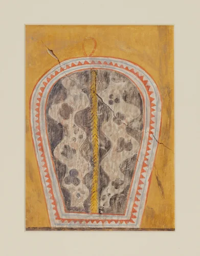 New Year Gift: Shield by Norman de Garis Davies, artwork, -1427--1400