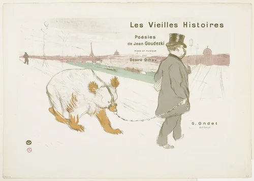 Cover for Old Stories (Les Vieilles Histoires) by Henri de Toulouse-Lautrec, print, 1893