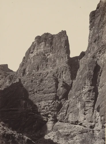 Canyon of Kanab Wash, Colorado River, Looking South by Timothy O'Sullivan, William H. Bell, photograph, 1871