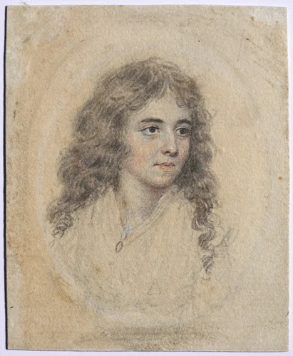 Portrait of Anna Maria Woolf, née Smart by John I Smart, painting, 1784-1786