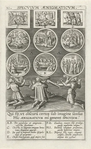 Spiegel der toespelingen by Theodoor Galle, print, 1610