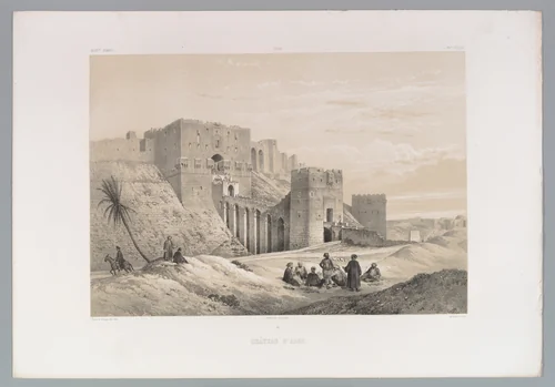 48. Château d’Alep by Joseph-Philibert Girault de Prangey, print, 1843