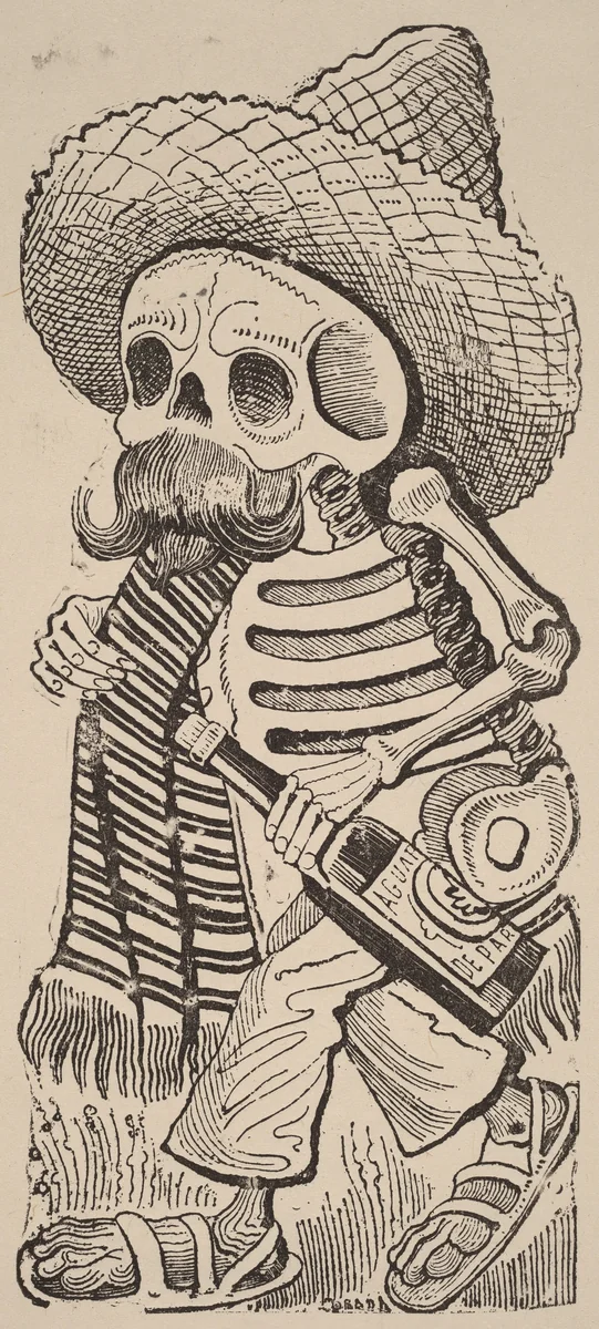 Calavera of Francisco Madero, from Calavera Maderista by José Guadalupe Posada, print, 1944
