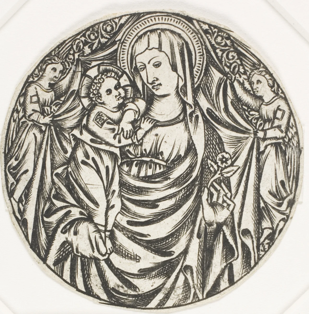 Virgin and Child by Unknown Artist, print, 1475-1485
