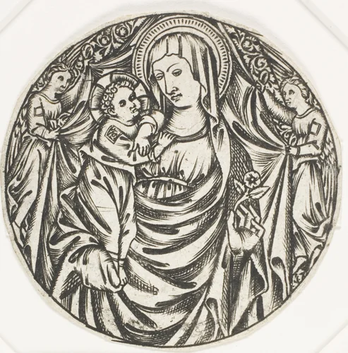 Virgin and Child by Unknown Artist, print, 1475-1485