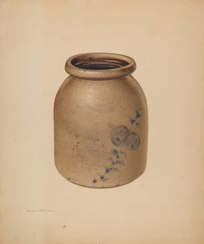 Jar by Aaron Fastovsky, index of american design, 1938