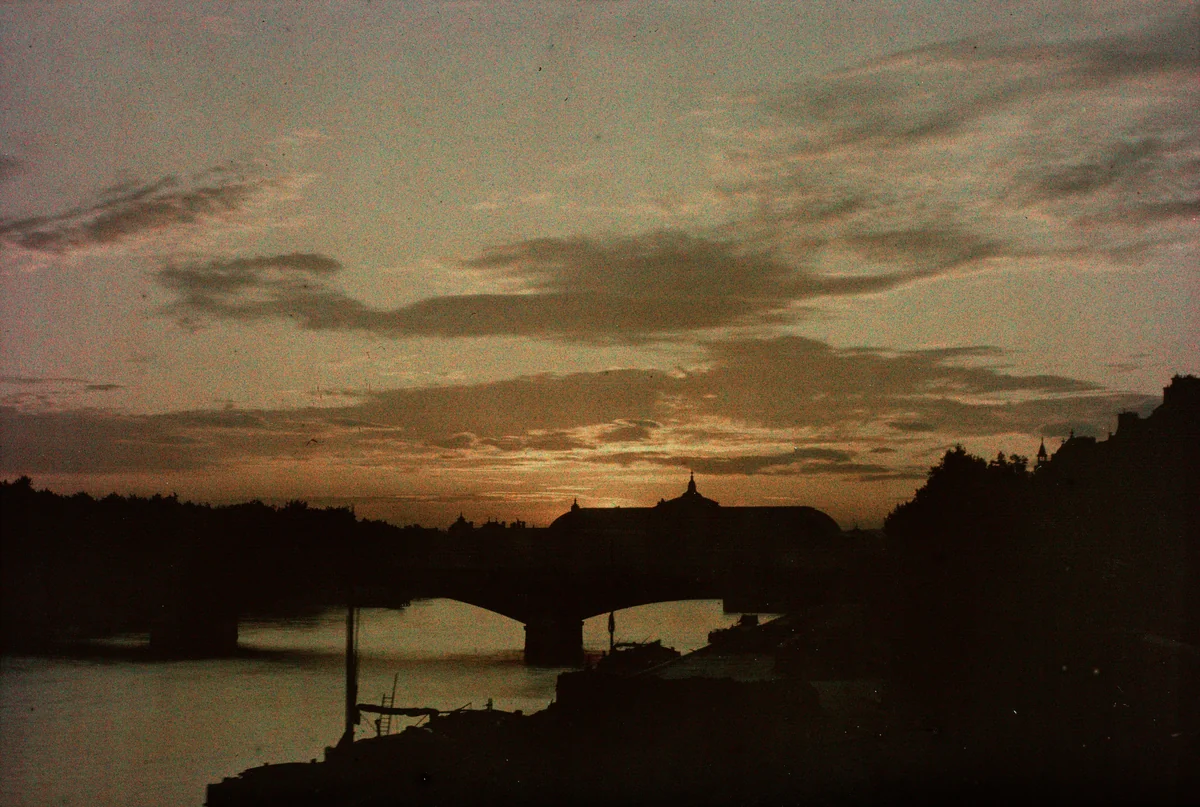 Paris at Sunset by French 20th Century, photograph, 1915