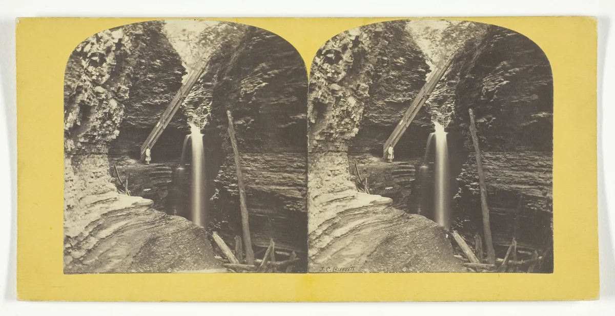Freef Glen at Watkins by J. C. Burritt, photograph, 1860-1865