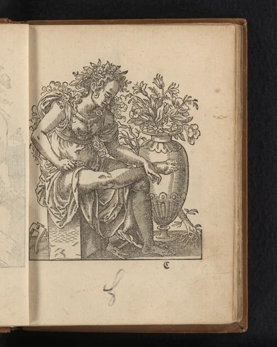 Flora by Unknown, print, 1578