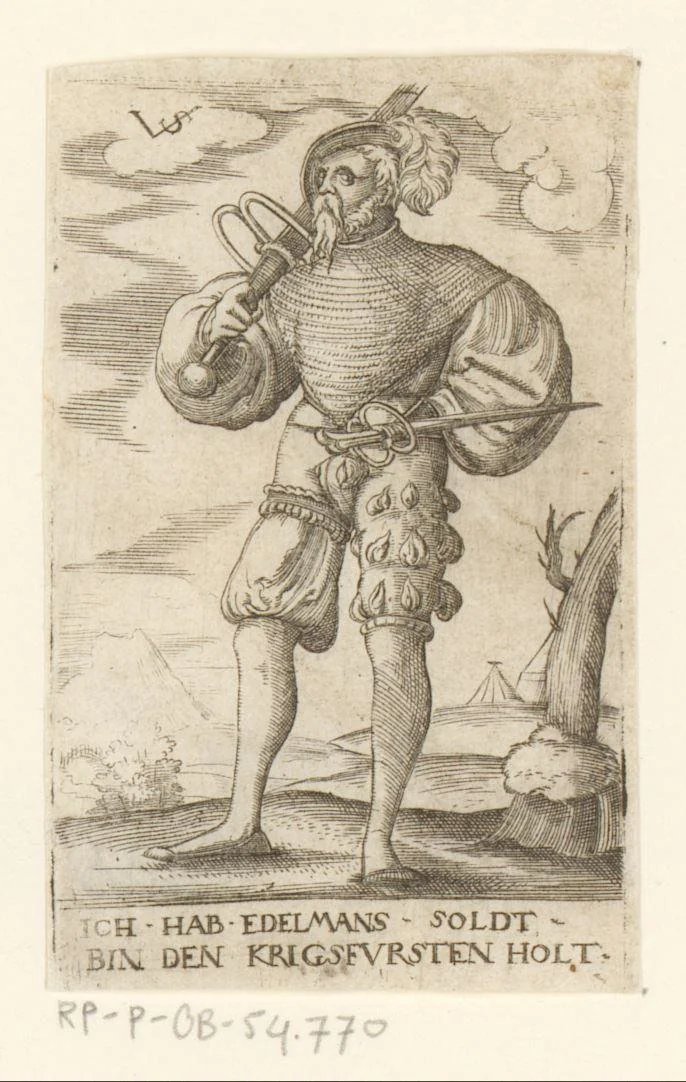 Edelman by Unknown, print, 1524-1562
