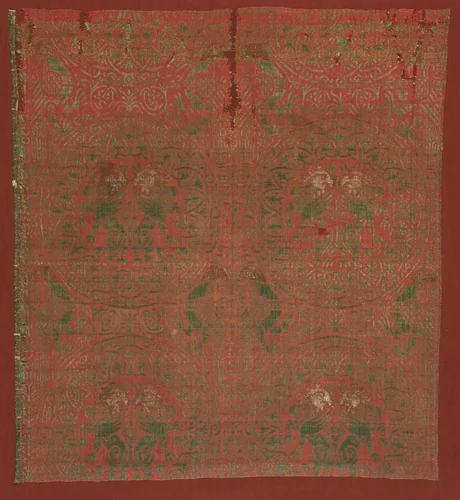 Silk Fragments by Unknown, textile, 1200-1299