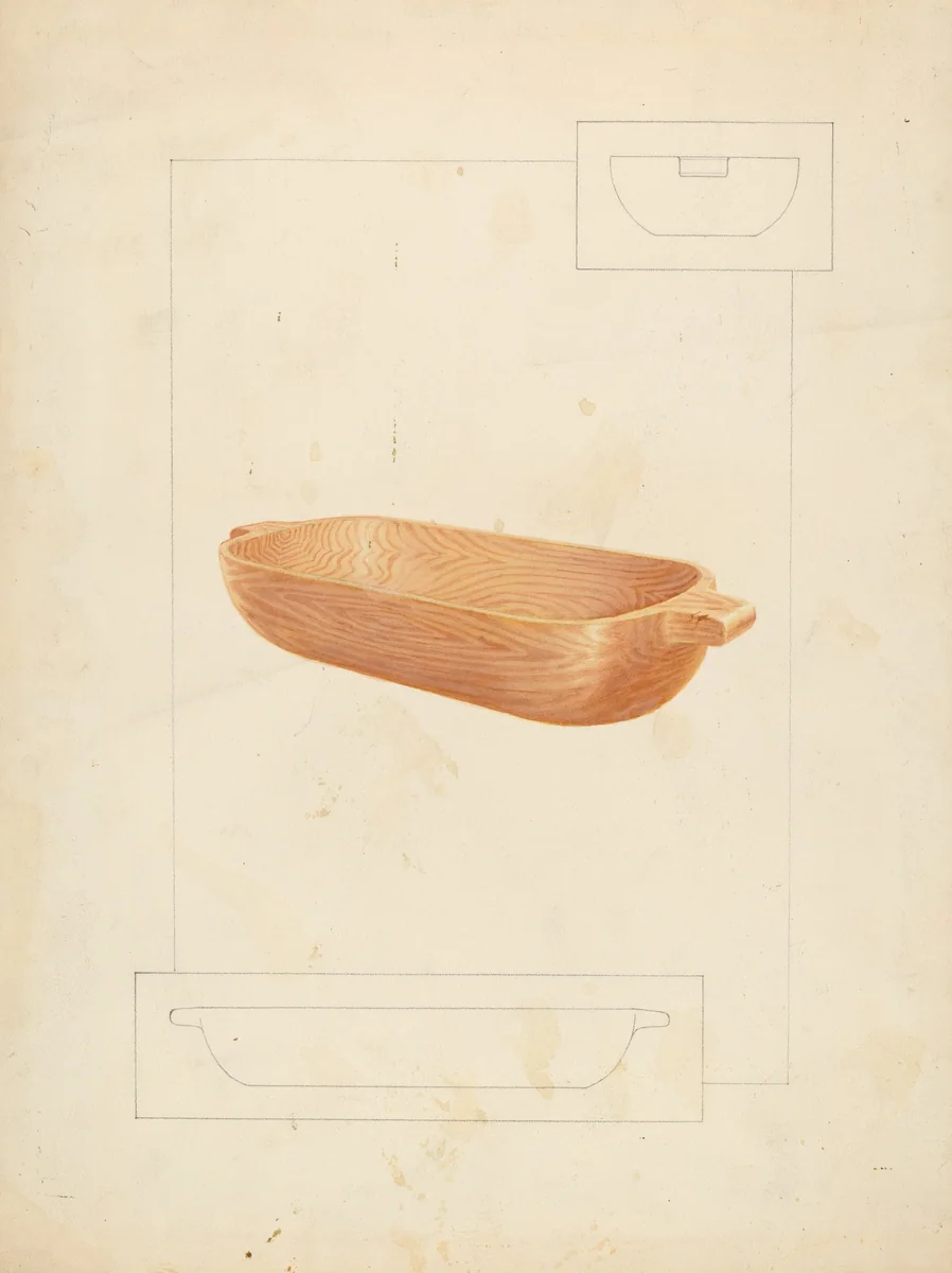 Vat by Floyd R. Sharp, index of american design, 1936