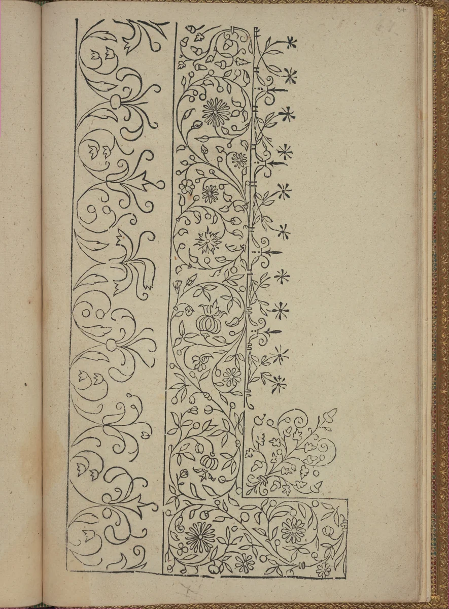 New Modelbüch (Page 34r) by Andreas Bretschneider, book, 1615