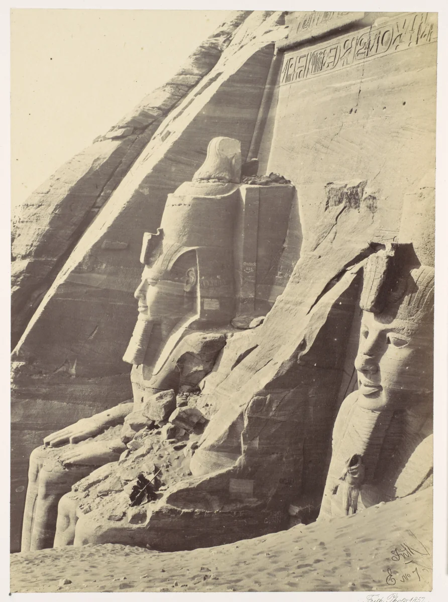 Abou Simbel, Nubia by Francis Frith, photograph, 1857