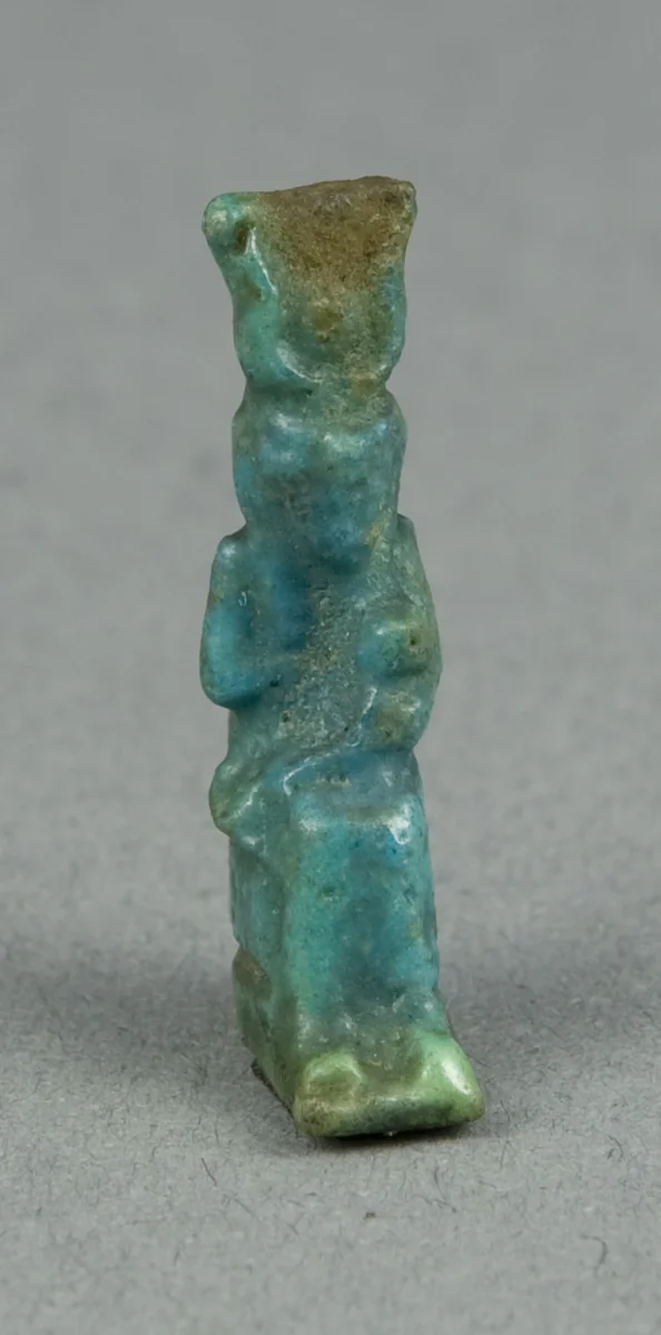 Amulet of the Goddess Isis with Horus as a Child by Egyptian, metalwork, -664--332