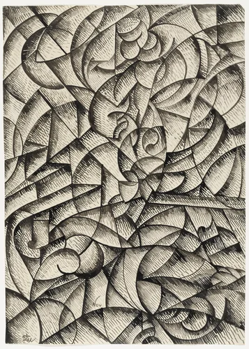 Opium by Fritz Stuckenberg, drawing, 1917