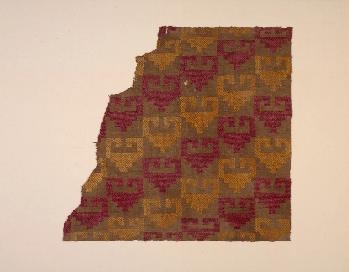 Fragment by Possibly central coast, textile, 1000-1476