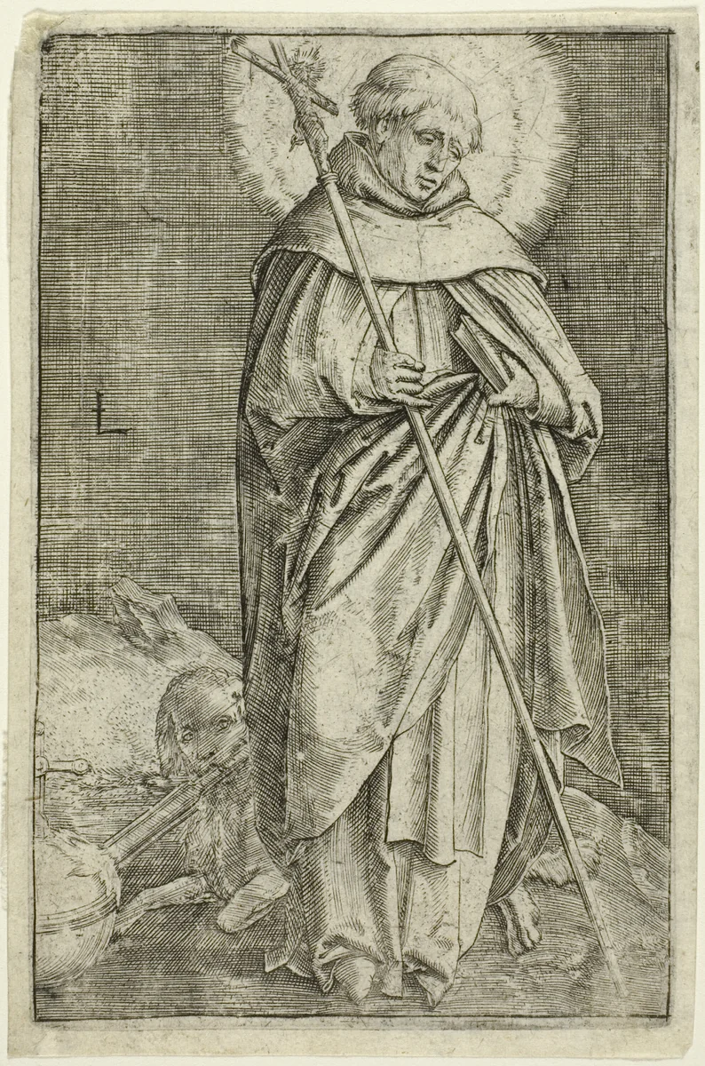 Saint Dominic by Lucas van Leyden, print, 1509-1519