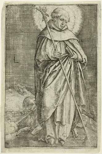 Saint Dominic by Lucas van Leyden, print, 1509-1519