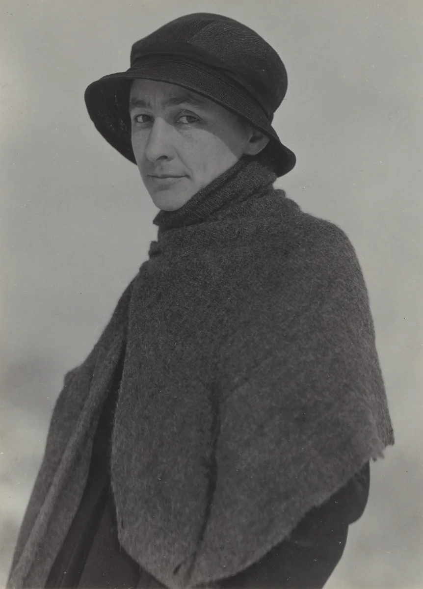 Georgia O'Keeffe by Alfred Stieglitz, photograph, 1924