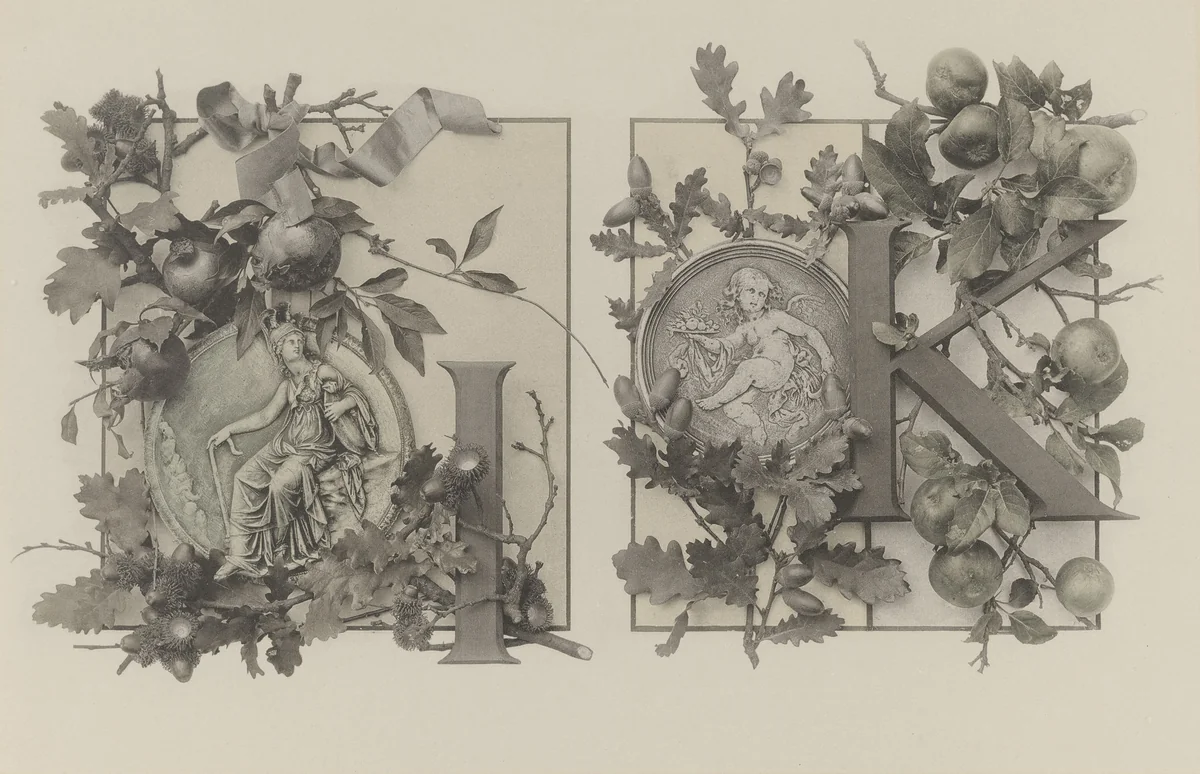 Page from Festons und Dekorative Gruppen by Unidentified Photographer, photograph, 1893