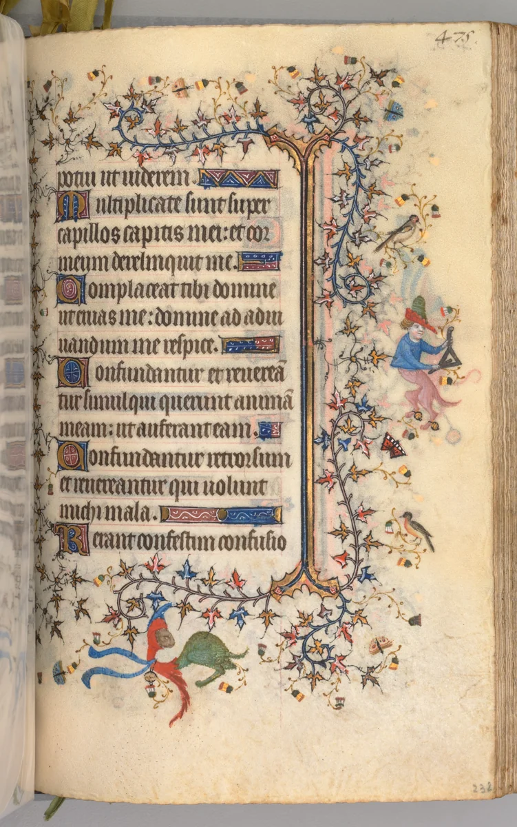 Hours of Charles the Noble, King of Navarre (1361-1425): fol. 232r, Text by Master of the Brussels Initials and Associates, book, 1400-1410