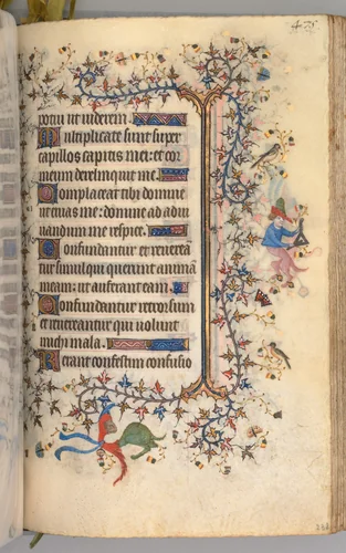 Hours of Charles the Noble, King of Navarre (1361-1425): fol. 232r, Text by Master of the Brussels Initials and Associates, book, 1400-1410