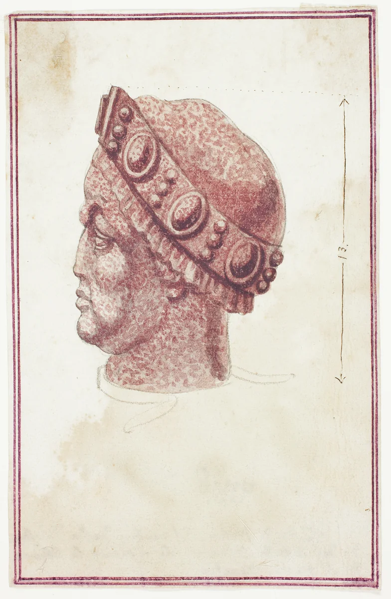 Porphyry Head (San Marco, Venice) by Giuseppe Grisoni, painting, 1719-1769