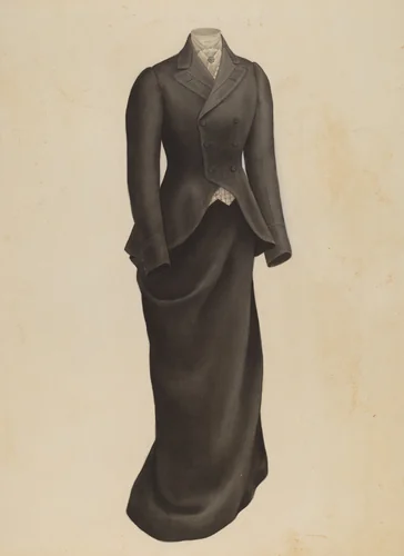 Woman's Riding Habit by Henry De Wolfe, index of american design, 1935-1942