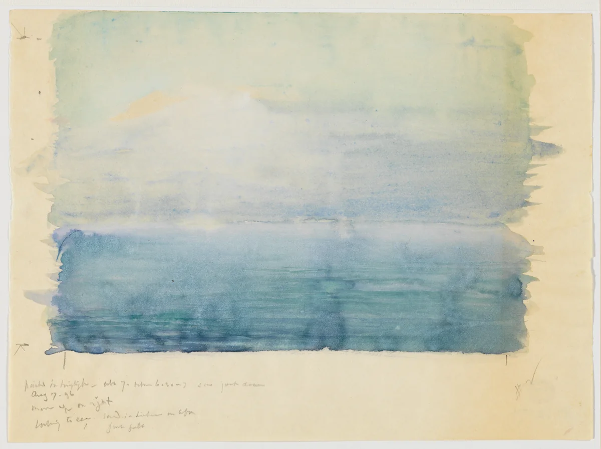 Bar Harbor, Twilight by John La Farge, artwork, 1896