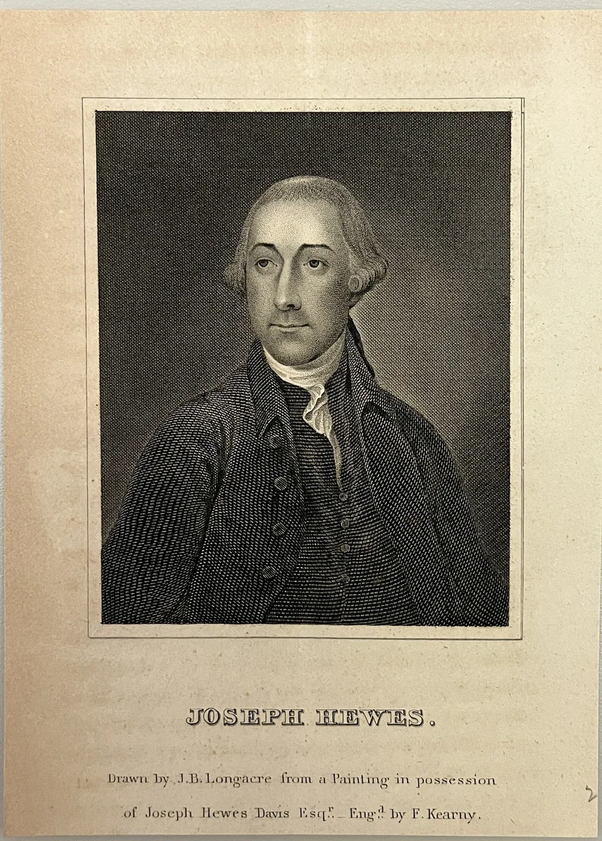 Joseph Hewes by Francis Kearny, other, 1800-1837