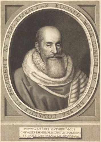 Edouard Mole by Robert Nanteuil, print, 1653