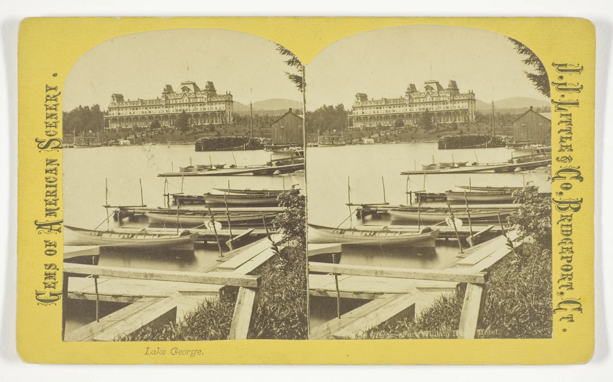Lake George, from the series "Gems of American Scenery" by J. J. Little & Co., photograph, 1875-1899
