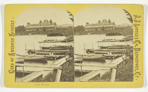 Lake George, from the series "Gems of American Scenery" by J. J. Little & Co., photograph, 1875-1899