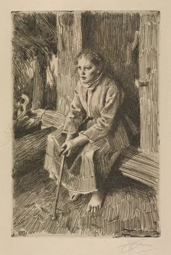 Vallkulla by Anders Zorn, print, 1912