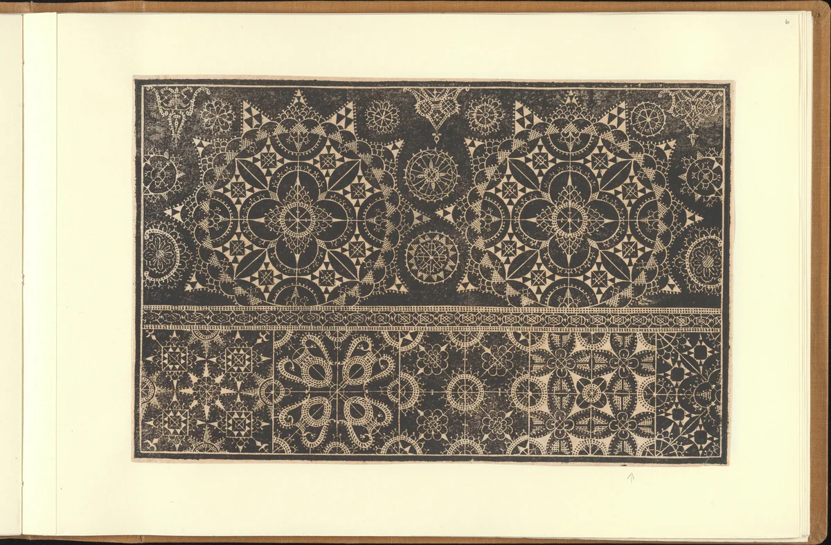 Schon newes Modelbuch...Page 6(r) by Sigismundus Latomus, book, 1617