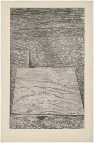 The Sea and Rain (La Mer et la pluie) from Natural History (Histoire naturelle) by Max Ernst, print, 1925