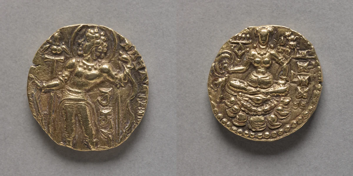 Coin of Chandragupta II by Unknown, metalwork, 380-414
