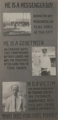 National Child Labor Committee exhibition panel by Lewis Wickes Hine, photograph, 1913