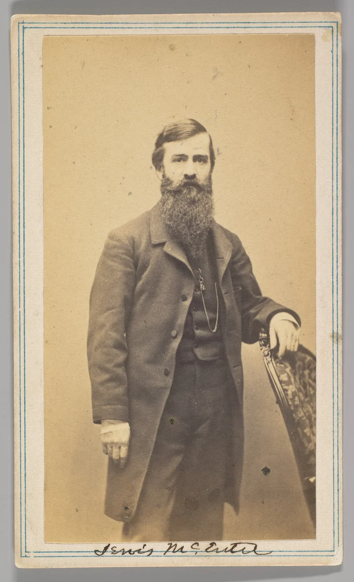 [Jervis McEntee] by Austin Turner, photograph, 1860-1869