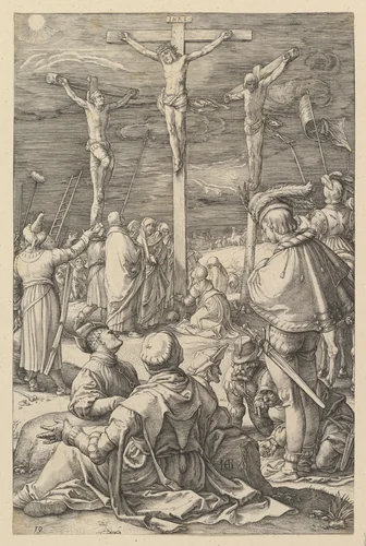 Christ on the Cross, from "The Passion of Christ" by Hendrick Goltzius, print, 1596-1598