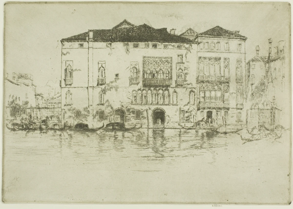 The Palaces by James McNeill Whistler, print, 1879-1880