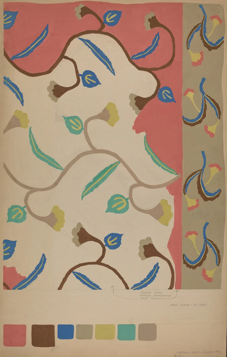 Colcha by Majel G. Claflin, index of american design, 1935-1942