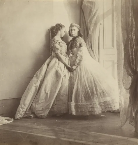 Grace Maude and Clementina Maude by Clementina, Lady Hawarden, photograph, 1863